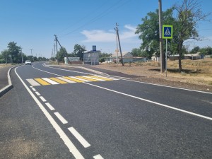 В Республике Крым отремонтирован участок трассы Войково – Красногвардейское