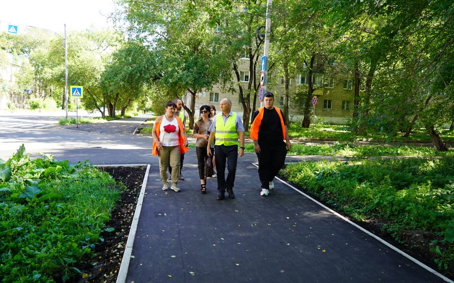 В Комсомольске-на-Амуре отремонтировали участок улицы Дзержинского